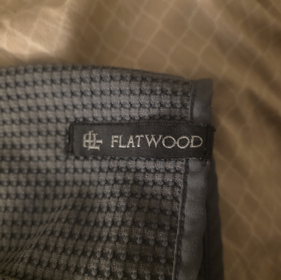 Flatwood Threads Men's Lightweight Gray Jacket with Bright Orange Trim - Picture 3 of 8